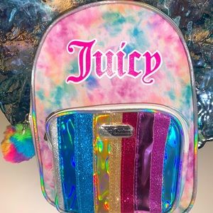 Juicy Couture for Kids Mini Backpack New Purse Children Tye Dye